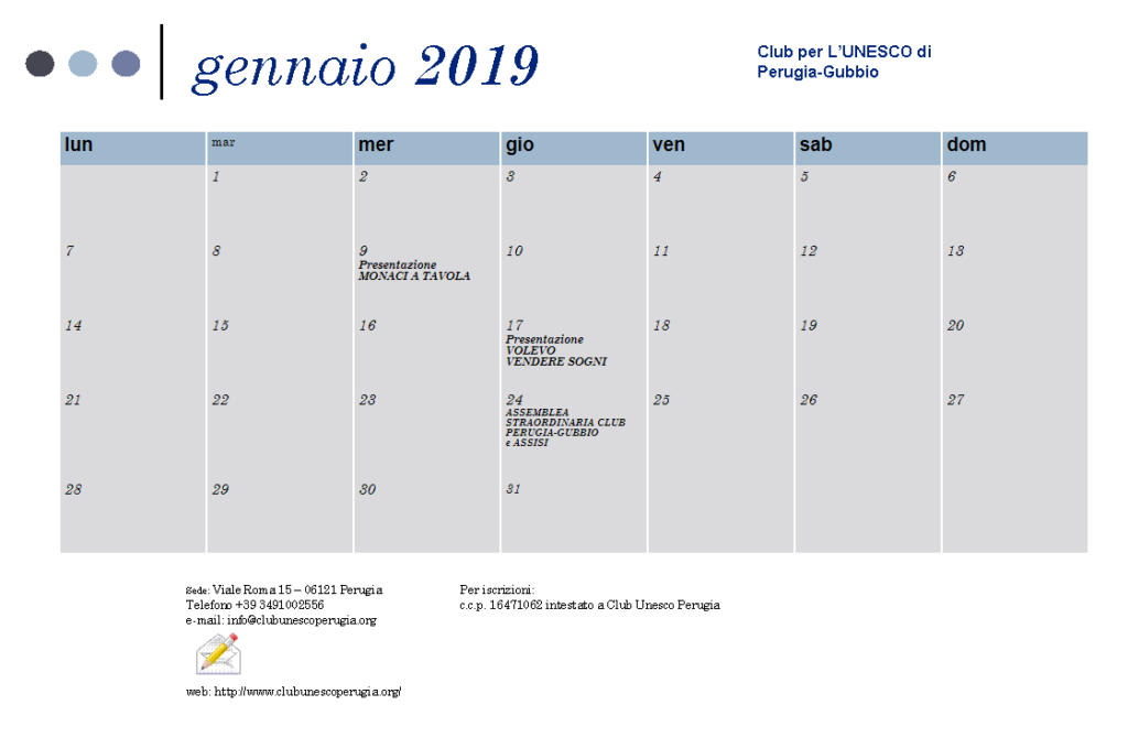 gennaio 2019