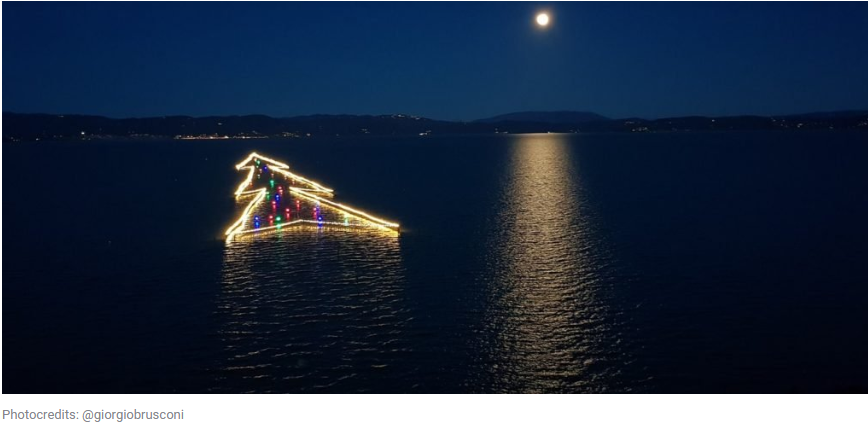 Albero Natale Lago Trasimeno