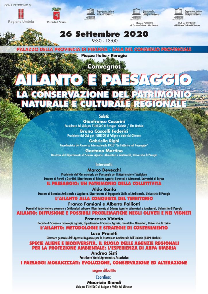 ALIANTO e PAESAGGIO- LA CONSERVAZIONE DEL PATRIMONIO NATURALE E CULTURALE REGIONALE