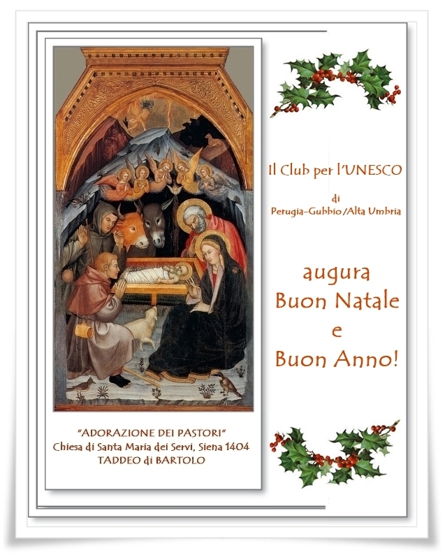 AUGURI da UNESCO Perugia-Gubbio/Alta Umbria