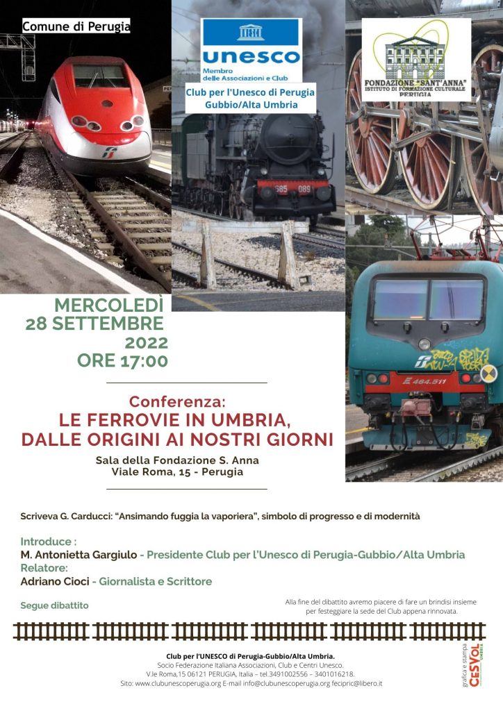 Le Ferrovie in Umbria, dalle origini ai nostri giorni