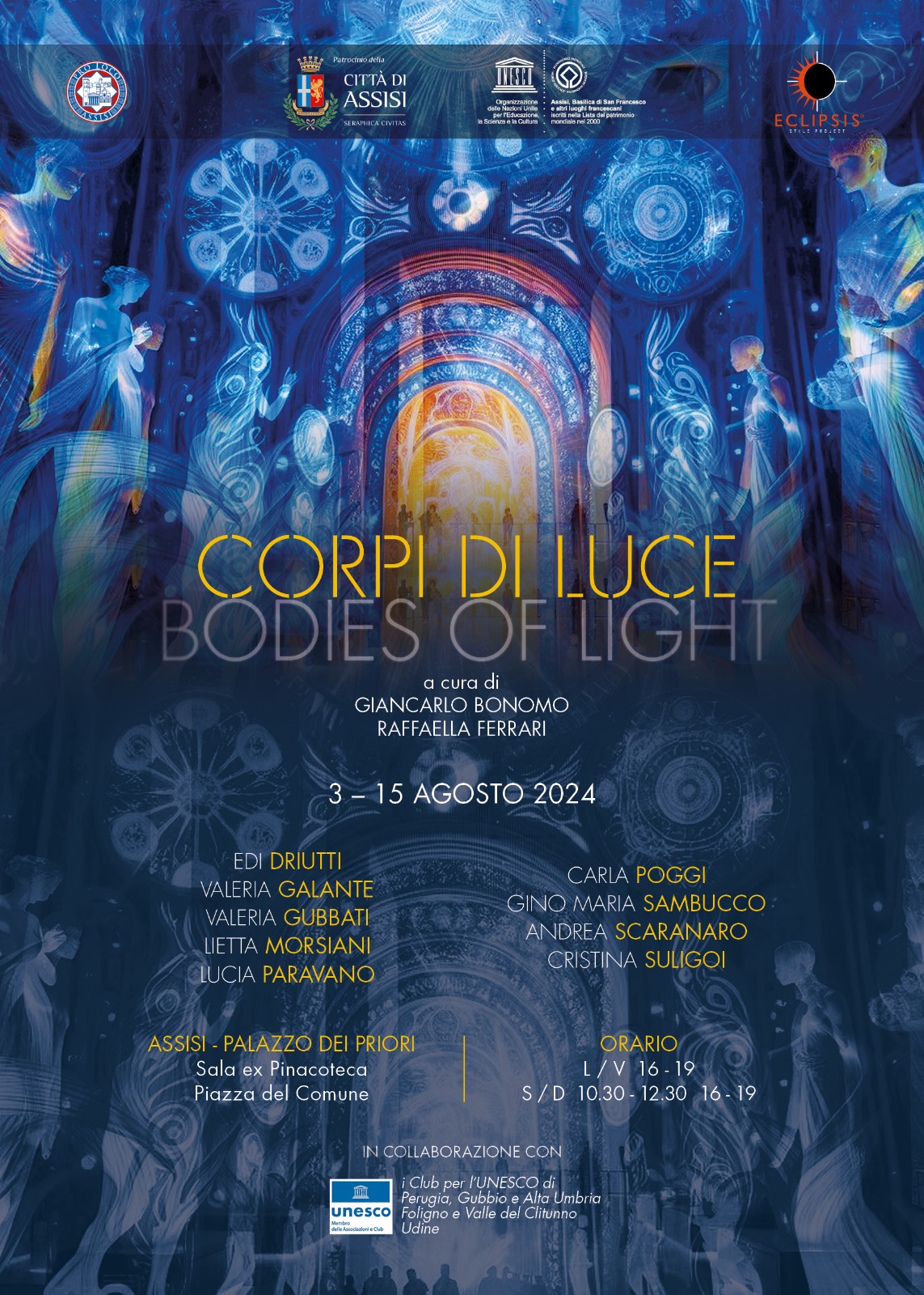 ‘CORPI DI LUCE’ – BODIES OF LIGHT