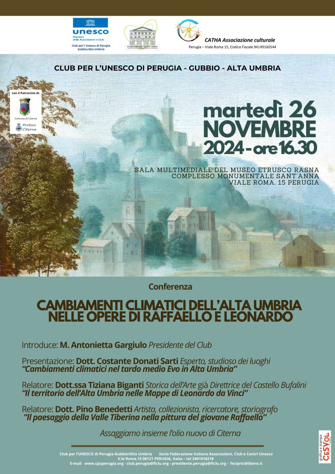 martedì 26 novembre 2024 ore 16.30