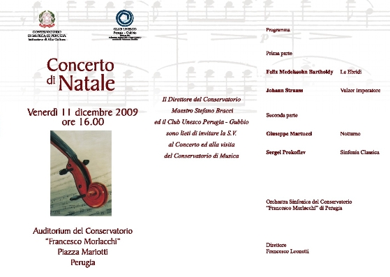 Concerto di Natale 2009